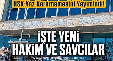 İşte Yeni Hakim ve Savcılar....