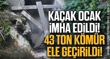 Kaçak Ocak İmha Edildi! 43 Ton Kömür Ele Geçirildi!