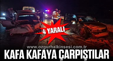 Kafa kafaya çarpıştılar