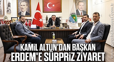 Kamil Altun'dan Başkan Erdem'e Sürpriz Ziyaret