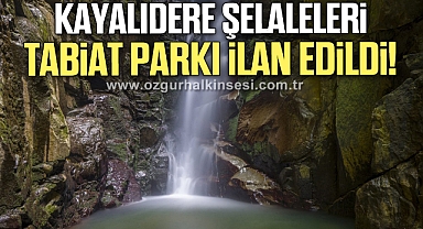 Kayalıdere Şelaleleri “Tabiat Parkı” İlan Edildi!