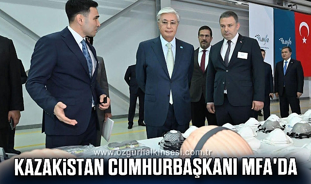 Kazakistan Cumhurbaşkanı MFA'da