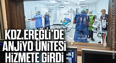 KDZ.EREĞLİ’ DE ANJİYO ÜNİTESİ HİZMETE GİRDİ