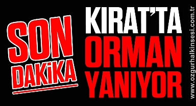 KIRAT’TA ORMAN YANIYOR