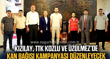 KIZILAY, TTK KOZLU VE ÜZÜLMEZ’DE KAN BAĞIŞI KAMPANYASI DÜZENLEYECEK