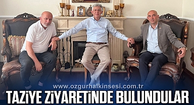 Köktürk’e Taziye Ziyaretinde Bulundular