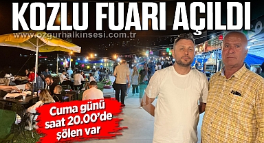 KOZLU FUARI AÇILDI