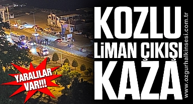 KOZLU LİMAN ÇIKIŞI KAZA... YARALILAR VAR!