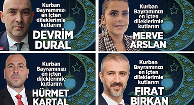 KURBAN BAYRAMI'NI KUTLADILAR