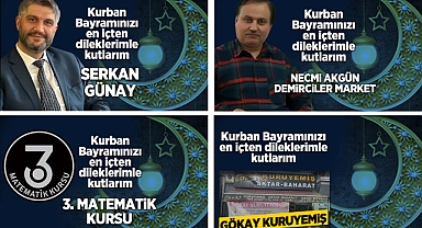 KURBAN BAYRAMI'NI KUTLADILAR