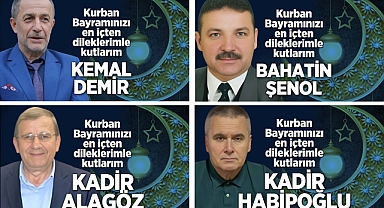 KURBAN BAYRAMI'NI KUTLADILAR