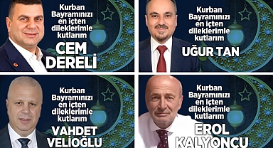 KURBAN BAYRAMI'NI KUTLADILAR