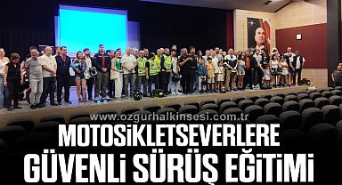 Motosikletseverlere Güvenli Sürüş Eğitimi