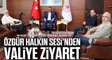 Özgür Halkın Sesi'nden Valiye Ziyaret