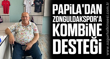 Papila'dan Zonguldakspor'a Kombine Desteği