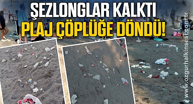 Şezlonglar Kalktı, Plaj Çöplüğe Döndü