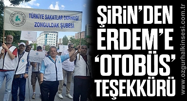 Şirin’den Erdem’e ‘otobüs’ teşekkürü