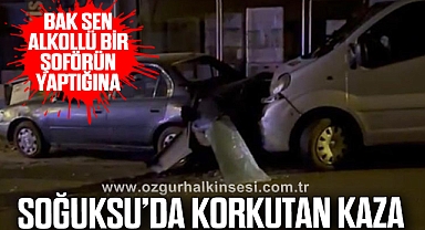 SOĞUKSU’DA KORKUTAN KAZA