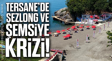TERSANE’DE ŞEZLONG VE ŞEMSİYE KRİZİ!