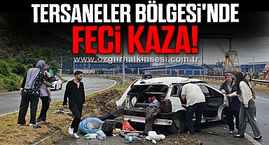 Tersaneler Bölgesi'nde Feci Kaza!