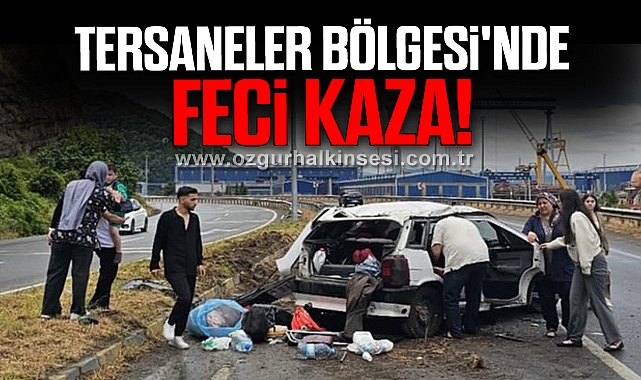 Tersaneler Bölgesi'nde Feci Kaza!