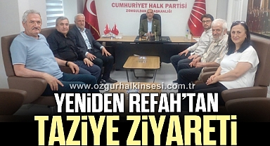 Yeniden Refah Partisi’nden Taziye Ziyareti