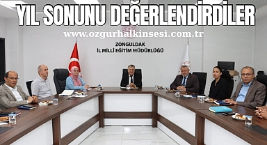 Yıl sonu değerlendirme toplantıları yapıldı