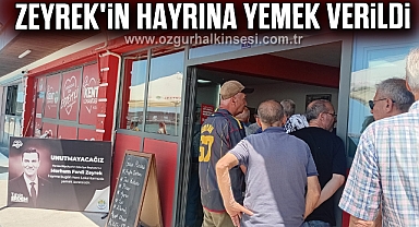 Zeyrek'in Hayrına Yemek Verildi!