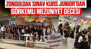 Zonguldak Sınav Kurs Junior'dan Görkemli Mezuniyet Gecesi