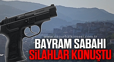 Zonguldak'ta bayram sabahı silahlar konuştu