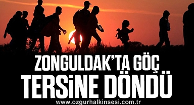 Zonguldak'ta Göç Tersine Döndü