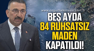 Zonguldak'ta ilk beş ayda 84 ruhsatsız maden kapatıldı