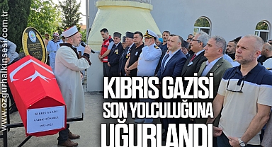 Zonguldak’ta Kıbrıs Gazisi Sadık Dönmez son yolculuğuna uğurlandı
