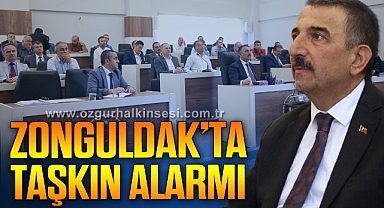 Zonguldak’ta Taşkın Alarmı