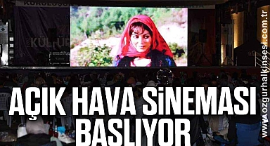 Açık Hava Sineması Başlıyor