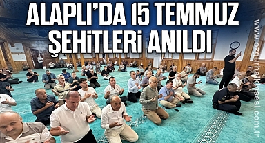 Alaplı’da 15 Temmuz şehitleri için anma programı düzenlendi