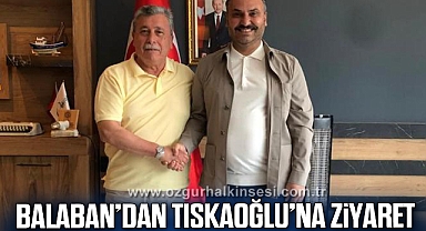 Balaban’dan Tıskaoğlu’na Ziyaret