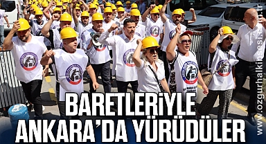 Baretleriyle Ankara’da Yürüdüler