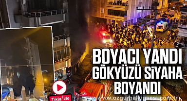 BOYACI YANDI… GÖKYÜZÜ SİYAHA BOYANDI