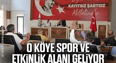 Çamcılar Köyü’ne Spor ve Etkinlik Alanı Geliyor