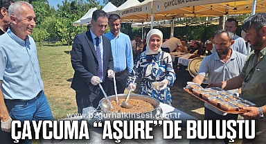 ÇAYCUMA “AŞURE”DE BULUŞTU