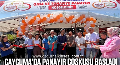 Çaycuma'da Panayır Coşkusu Başladı