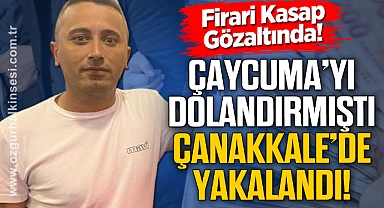 Çaycuma'yı Dolandırmıştı, Çanakkale'de Yakalandı!