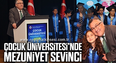 Çocuk Üniversitesi Mezuniyet Töreni