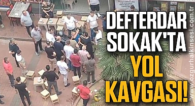 Defterdar Sokak'ta Yol Kavgası!