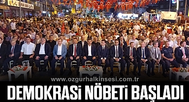 Demokrasi Nöbeti Başladı