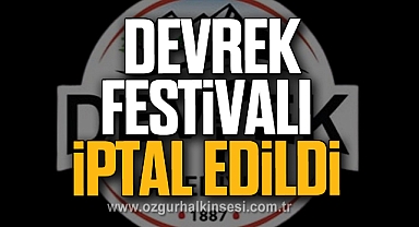 Devrek Festivali İptal Edildi