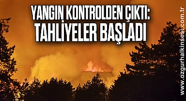 Yangın Kontrolden Çıktı: Tahliyeler Başladı