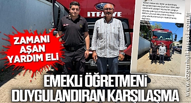 Emekli Öğretmeni Duygulandıran Karşılaşma