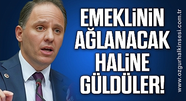 Emeklinin ağlanacak haline güldüler